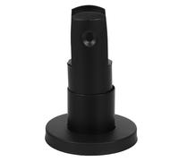 HAKIDZEL Toilet Partition Bracket Stable Base Support Adjustable Stainless Steel Black Foot Support Height Adjustable from 45 Mm to 65 Mm for Bathroom Partitions and Public Restrooms