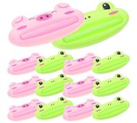 HAKIDZEL Toothpaste Squeezer Tube Dispenser Paste Squeeze Tool 20pcs Cartoon Animal Compact and Lightweight Pp Labour-Saving for Facial Cleaner and Hand Cream Bathroom Accessory