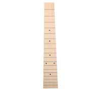 HAKIDZEL Ukulele Wooden Fingerboard Replacement in Khaki, Easy to Use and Comfortable, 26-inch Folk Guitar Fretboard Made of Sturdy Wood, for Ukulele Repair and Upgrade