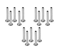 HAKIDZEL Umbrella Rivet Nuts and Versatile Compatibility Silver Alloy 10pcs Replacement Connectors with Secure Connection for Umbrella Frames for Travel and On-the-go Repairs