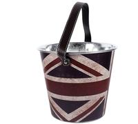 HAKIDZEL Vintage Iron Ice Cube Bucket Thickened Cooling Beverage Container for Wine and Beer Party Bottle Cooler for Outdoor Camping Bar Restaurant Use Safe Smooth Surface Practical Ice