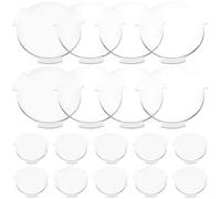 HAKIDZEL VR Virtual Reality Replacement Lenses 20Pcs Bi-Convex Optical with 25Mm Diameter, 45Mm Focal Length, Portable Plastic Lens Set for 3D Glasses and Gaming Headsets