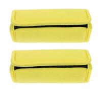 HAKIDZEL Walker Handle Cushions, Walker Armrest Pads, Sponge Polyester Padded Hand Grips, Yellow, , for Mobility Aid Handles and Rollator, Ergonomic Sweat-absorbing Pads for Seniors