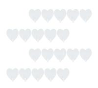 HAKIDZEL Wall Hooks with Strong Adhesive Heart-Shaped Stainless Steel 20pcs Sturdy Practical Household Hooks for Towels and Hats for Bathroom Or Gift for Friends and Family Moving to New