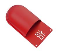HAKIDZEL Wall-mounted Red Metal Incense Tube Holder with Easy Installation and Versatile Use, Antique Style Chinese Incense Burner for Home, Office, outside The Door Décor