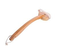 HAKIDZEL Wooden Bath Brush Detachable Long Handle Shower Cleaning Brush for Back Scrubbing Soft Bristles Natural Environmental Protection Bathroom Supplies