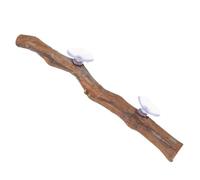 HAKIDZEL Wooden Reptile Climbing Rack and Bamboo Root with Grapevine Branch Provides Crawling Opportunity and Promotes Exercise round Edges for Reptile Lizard Climbing for Terrarium