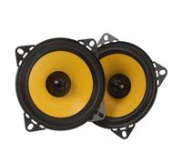 HAKIDZEL Yellow Coaxial Car Speakers 60w Inch Two Way Full Range | Sound Output, Waterproof Build, Plastic and Alloy Parts, Wide Vehicle Fit, Stereo Replacement