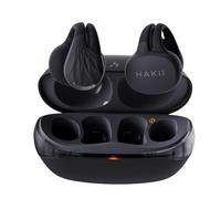 HAKII Open Ear Wireless Earbuds, Bluetooth 5.4 Ergonomic Clip on Bluetooth Earbuds with Stereo Sound/ENC, Touch Control Open Ear Headphones, IPX5 Waterproof Running Headphones for Sports, Fitness