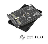 Hakimme 2 In1 NGFFs SATA3.0 & MSATA to SATA3.0 Converters | Stable for Computer Builds and Repairs, Flexible for Various Industrial and Home Devices