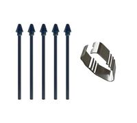 Hakimme 5Pcs Pen Refills with Clip for Tab S11 / S11Ultra Styluses, Black | Sensitive Fine Nibs Styluses Pen Tip Replacement, Attachment for Artists and Designers