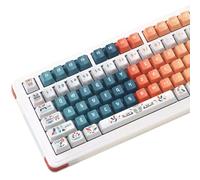 Hakimme PBTs Keycaps Tribal Totems Theme Design Original Profile Height | Original Profile Height Keycaps with Tribal Totems Heat Sublimated Printing for 61 / 64 / 75 / / 98 Layout Keyboards