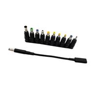 Hakimme PD100W Charging Converter Cable for Laptops 15CM, 10 piece set | Powerful PD100W Charging Cable Includes Various Connectors Option for Different Devices Power