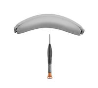 Hakimme Protein Leather Headband Cushion Replacement, White | Premium Soft Protein Leather Headbeam Pad with Screwdriver Tool for QC35 / 35II Headphones Secures Fit