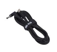 Hakimme USB C to 4.0X1.7Mm Power Cord 100W with 90 Degree Bend | 100W Type C to 4.0X1.7Mm Power Cable Braided Nylon Cord for Laptop 20V 5A Fast Supply Cable with Aluminum Shell