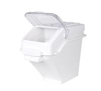 Hakka Rice Dispenser 24L, Commercial Ingredient Bin Flour Food Storage Containers with Scoop Grain Storage Box for Dogs Food, Cereal, Beans, Restaurant, Kitchen