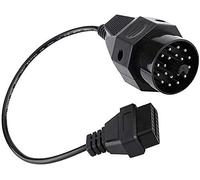 Hakkin OBD 2 Cable Round Adapter 20 PIN to 16 PIN Car Diagnostic Connector for BMW E36 E46 E38 E39 E53 X5 Z3