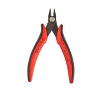Hakko CHP-170 Micro Soft Wire Cutter, 1.5mm Stand-Off, Flush Cut, 2.5mm Hardened Carbon Steel Construction, 21-Degree Angled Jaw, 8mm Jaw Length, 16 Gauge Maximum Cutting Capacity by Hakko