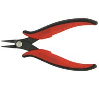 Hakko CHP PN-2002 General Purpose Short-Nose Pliers, Pointed Nose, Smooth Jaws, 20 mm Jaw Length, 1.2 mm Nose Width, 3 mm Thick Steel Hakko
