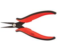 Hakko CHP PN-2005 Long-Nose Pliers, Pointed Nose, Flat Outside Edge, Serrated Jaws, 32mm Jaw Length, 1.2mm Nose Width, 3mm Thick Steel by Hakko
