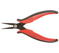 Hakko CHP PN-2008 Long-Nose Pliers, Flat Nose, Flat Outside Edge, Smooth Jaws, 32mm Jaw Length, 3mm Nose Width, 3mm Thick Steel by Hakko
