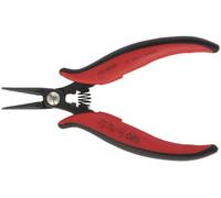 Hakko CHP PN-5025 Long Round-Nose Pliers, Smooth Jaws, 23mm Jaw Length, 2mm Diameter Tip, 5mm Thick Steel