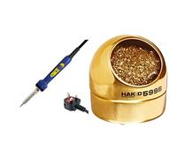 Hakko FX601-17 Soldering Iron Dial Temperature Control 230V UK & 599B Solder Tip Cleaning Wire Brass with Pot 599B-02