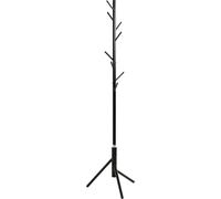HAKU Coat Rack black, Metal - Dim.: H 173 x Ø 48 cm, Style: Traditional