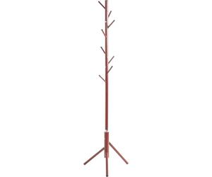 HAKU Coat rack, Clothes rack, Standing coat rack red, Metal - Dim.: H 173 x Ø 48 cm, Style: Traditional