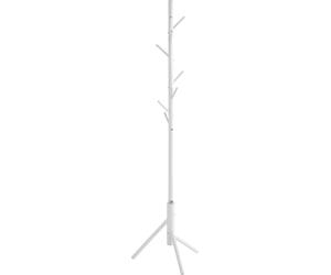 HAKU Coat rack, white, metal floor-racking coat rack - Dimensions: H 173 x Ø 48 cm, Style: Traditional