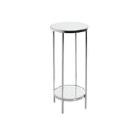 HAKU Flower Column chrome, metal, mirror - Dim.: H 66 x Ø 28 cm, Style: Art Deco