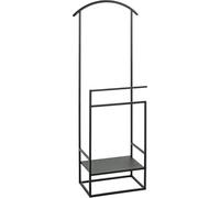 HAKU Men'S Valet Black, Metal - Dim.: W 47 cm X H 128 cm X D 26 cm, Style: Modern