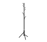 HAKU Möbel Coat rack, Clothes rack, Standing coat rack black, Metal - Dim.: H 173 x Ø 48 cm, Style: Traditional
