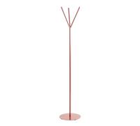 HAKU Möbel hall-tree red, metal - Size: H 173 cm x Ø 35 cm, Style: Modern