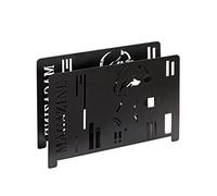 HAKU Möbel Magazine Rack Black, Metal - Size: W 37 cm X H 26 cm X D 12 cm, Style: Modern