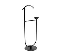 HAKU Möbel Men'S Valet Black, Metal - Size: W 45 cm X H 116 cm X D 34 cm, Style: Modern