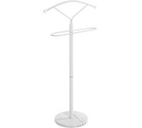 HAKU Möbel Men'S Valet White, Marble, Metal - Size: W 50 cm X H 105 cm X D 32 cm, Style: Modern