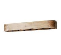 HAKU Möbel Urban Collective Acacia Wall Mounted Coat Rack Solid Wood Metal Dimensions W 100 x H 13 x D 20 cm Black