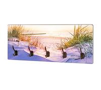HAKU Möbel Wardrobe Motif, Black, MDF, Metal - Size: W 70 cm X H 30 cm X D 7 cm, Style: Modern