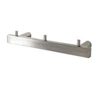 HAKU Möbel Wardrobe Stainless Steel, Stainless Steel - Size: W 26 cm X H 4 cm X D 6 cm, Style: Modern