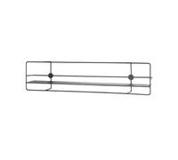 HAKU Wall Shelf Metal Floating Shelf Black Hanging Shelf Dimensions W 90 cm x H 21 cm x D 14 cm Style: Modern