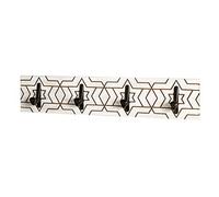 HAKU Wardrobe Black, White, Mdf, Metal - Dim.: W 60 cm X H 13 cm X D 6 cm, Style: Modern