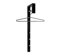 HAKU Wardrobe Chrome, Black, Metal - Dim.: W 4 cm X H 70 cm X D 20 cm, Style: Modern