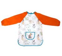 Haku Yoka Artist Apron, Cute Animals Theme, Impermeable, Easy to Clean Apron for Boys and Girls, Size Large, 6-8 Years