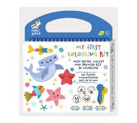 Haku Yoka Sea Friends My First Colouring Kit, On The Go Colouring Kit with 6 Smi