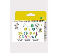 Haku Yoka Spiral Crayons - 24 Colours Natural
