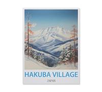 Hakuba Village Japan，Jigsaw Puzzles for Adults 1000 Piece, Classic Puzzle Teens Boys Girls Puzzles Sturdy Tight Fitting Pieces,Letters On Back for Ideal Challenging And Gift（75x50cm）-F15