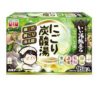 Hakugen Earth Iiyu Tabidachi Cloudy Carbonated Bath Tablets, “Nostalgic Inn” Assortment, 16 Tablets (4 Scents), Made in Japan