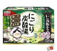 Hakugen Earth Iiyu Tabidachi Japanese Bath Salts Yawaragi-Yu Relaxation Bath Bath Roman Style 4 Scents x 16 Packs - Blotting Paper Set