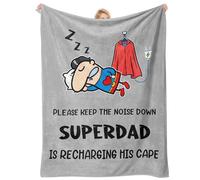 Hakumata Father’s Day Dad Gifts, Dad Birthday Gifts, Daddy Blanket 60"x50", Daddy Present on Fathers Day Christmas Valentines